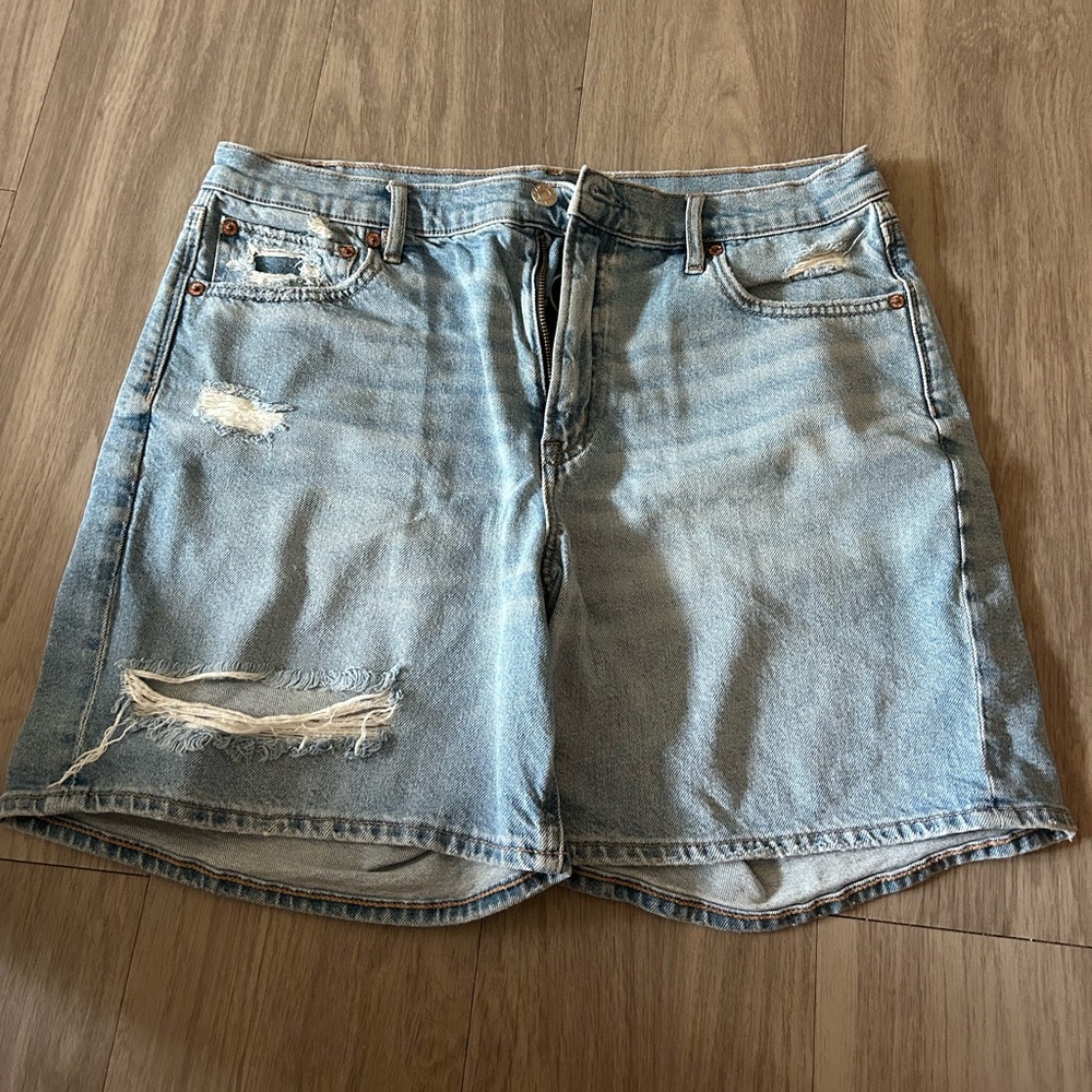 American Eagle Outfitters Light Blue Denim Shorts